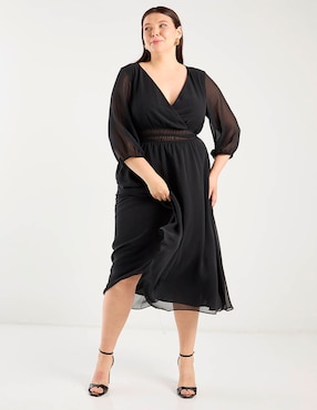 Vestido midi casual Rue de la Paix para mujer
