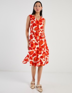 Vestido 3/4 casual Karen Olivier para mujer