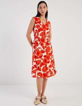 Vestido 3/4 casual Karen Olivier para mujer