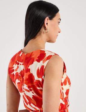 Vestido 3/4 casual Karen Olivier para mujer