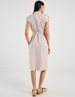 Vestido midi casual Karen Olivier para mujer