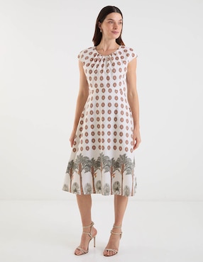 Vestido midi casual Rue de la Paix para mujer