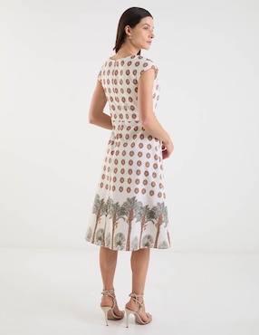 Vestido midi casual Rue de la Paix para mujer