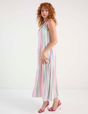Vestido crop casual Rue de la Paix para mujer