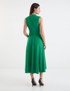 Vestido crop casual Rue de la Paix escote V