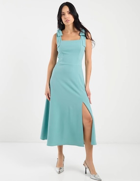 Vestido midi de fiesta Rue de la Paix espalda abierta