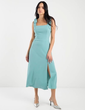 Vestido midi de fiesta Rue de la Paix espalda abierta