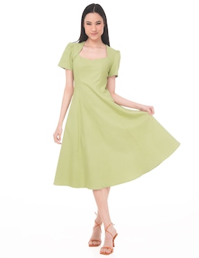 Vestido midi casual Sarah Bustani para mujer