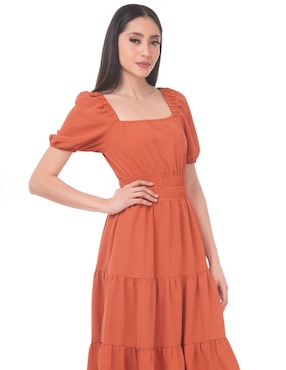 Vestido midi casual Sarah Bustani para mujer