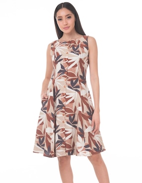 Vestido a la rodilla casual Sarah Bustani para mujer
