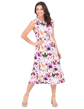 Vestido midi casual Rue De La Paix para mujer