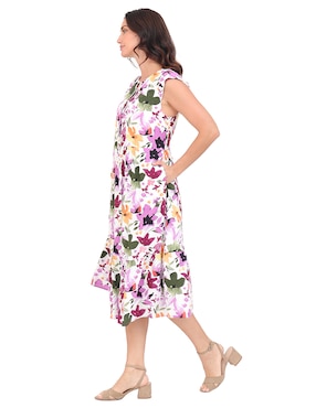 Vestido midi casual Rue De La Paix para mujer