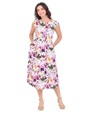 Vestido midi casual Rue De La Paix para mujer