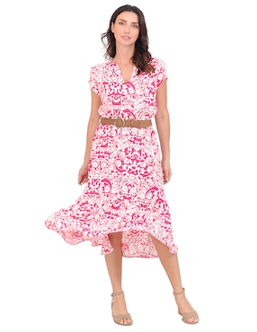 Vestido midi casual Rue De La Paix para mujer