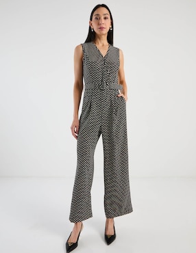 Jumpsuit Karen Olivier estampado lunares para mujer