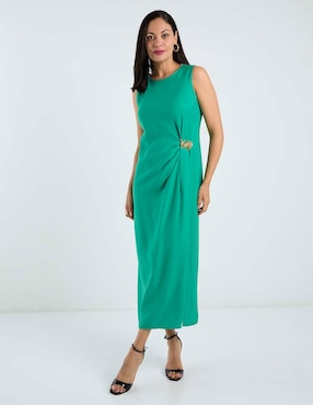 Vestido crop casual Lorenza Blau para mujer