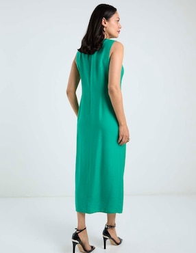 Vestido crop casual Lorenza Blau para mujer