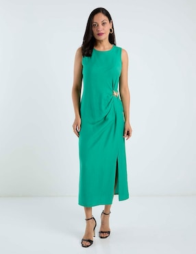 Vestido crop casual Lorenza Blau para mujer