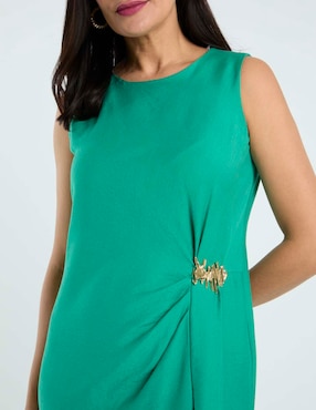 Vestido crop casual Lorenza Blau para mujer