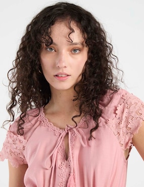 Vestido crop casual Lorenza Blau para mujer