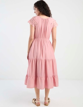 Vestido crop casual Lorenza Blau para mujer