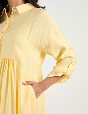 Vestido crop casual Lorenza Blau para mujer