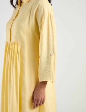 Vestido crop casual Lorenza Blau para mujer