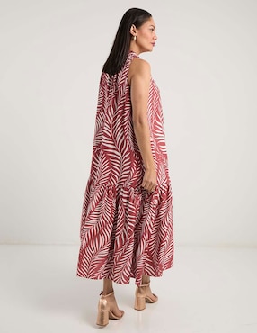 Vestido crop casual Lorenza Blau para mujer