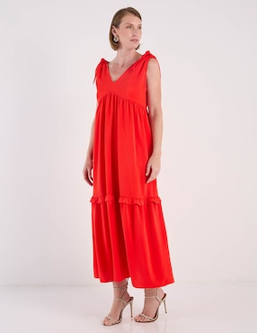 Vestido crop casual Lorenza Blau para mujer
