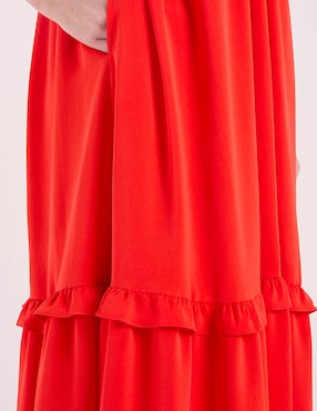 Vestido crop casual Lorenza Blau para mujer