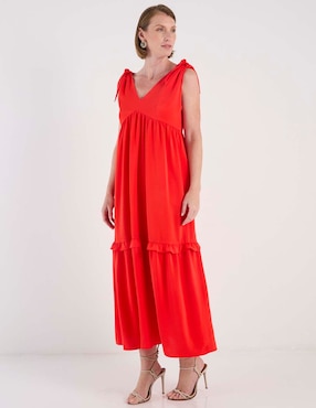 Vestido crop casual Lorenza Blau para mujer