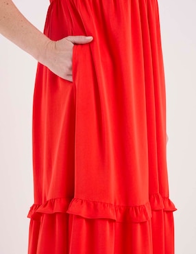 Vestido crop casual Lorenza Blau para mujer