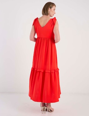 Vestido crop casual Lorenza Blau para mujer