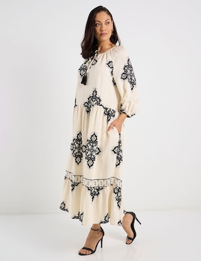 Vestido largo casual Lorenza Blau para mujer