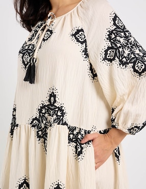 Vestido largo casual Lorenza Blau para mujer