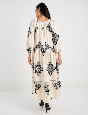 Vestido largo casual Lorenza Blau para mujer