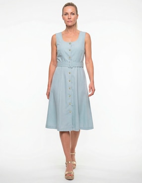Vestido 3/4 casual Karen Olivier para mujer
