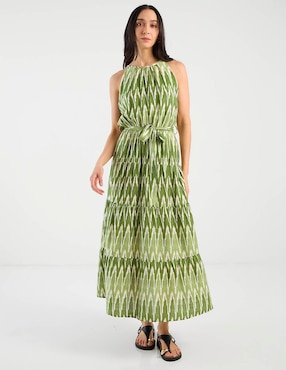 Vestido largo casual Karen Olivier para mujer