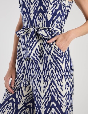 Jumpsuit Karen Olivier estampado étnico para mujer