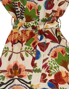 Vestido midi casual Karen Olivier para mujer