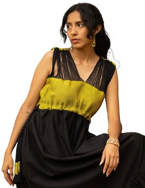 Vestido midi casual Textil Vivo Manuela para mujer