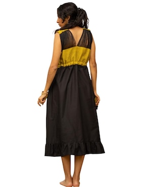 Vestido midi casual Textil Vivo Manuela para mujer