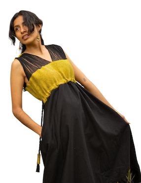 Vestido midi casual Textil Vivo Manuela para mujer
