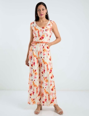 Jumpsuit Karen Olivier estampado floral para mujer