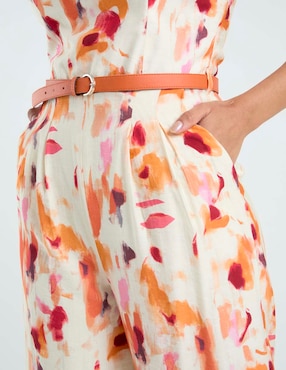 Jumpsuit Karen Olivier estampado floral para mujer