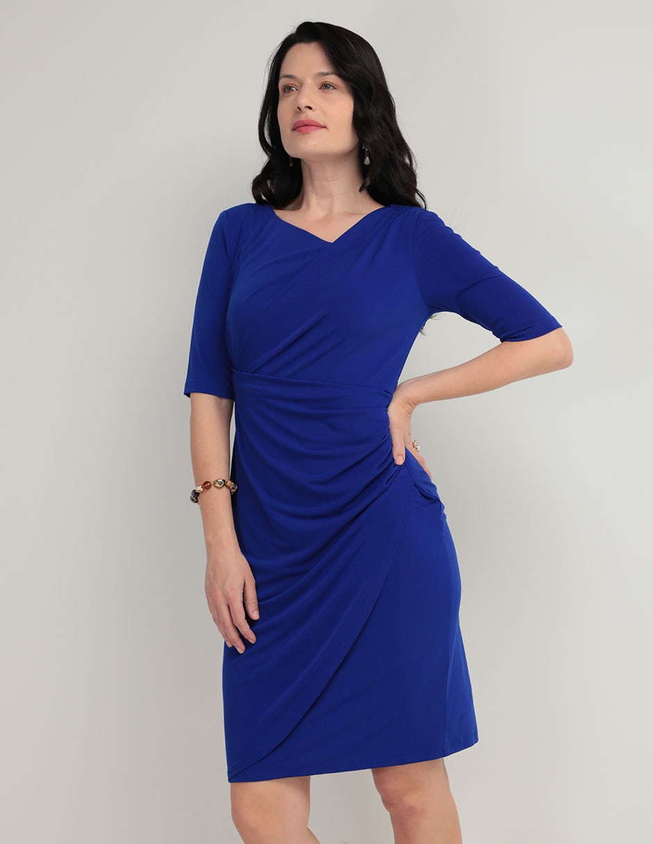 Vestido 3/4 formal Connected Apparel para mujer