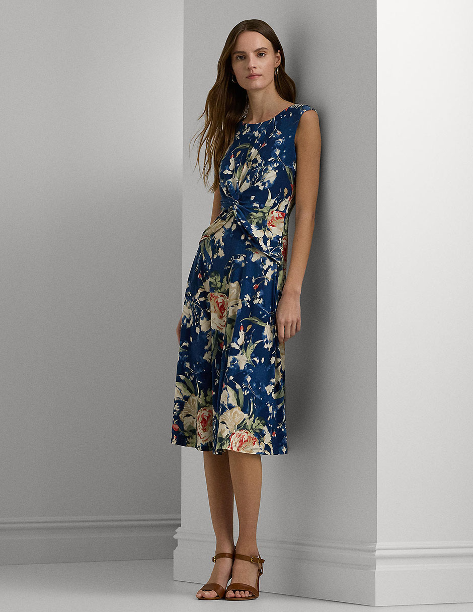 Vestido midi casual Lauren Ralph Lauren para mujer Liverpool