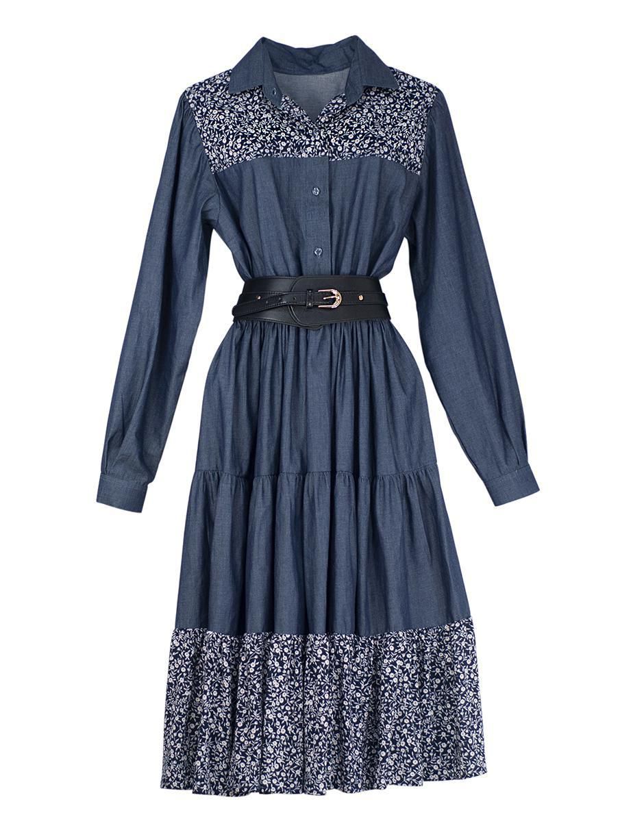 Vestido midi casual para mujer 9