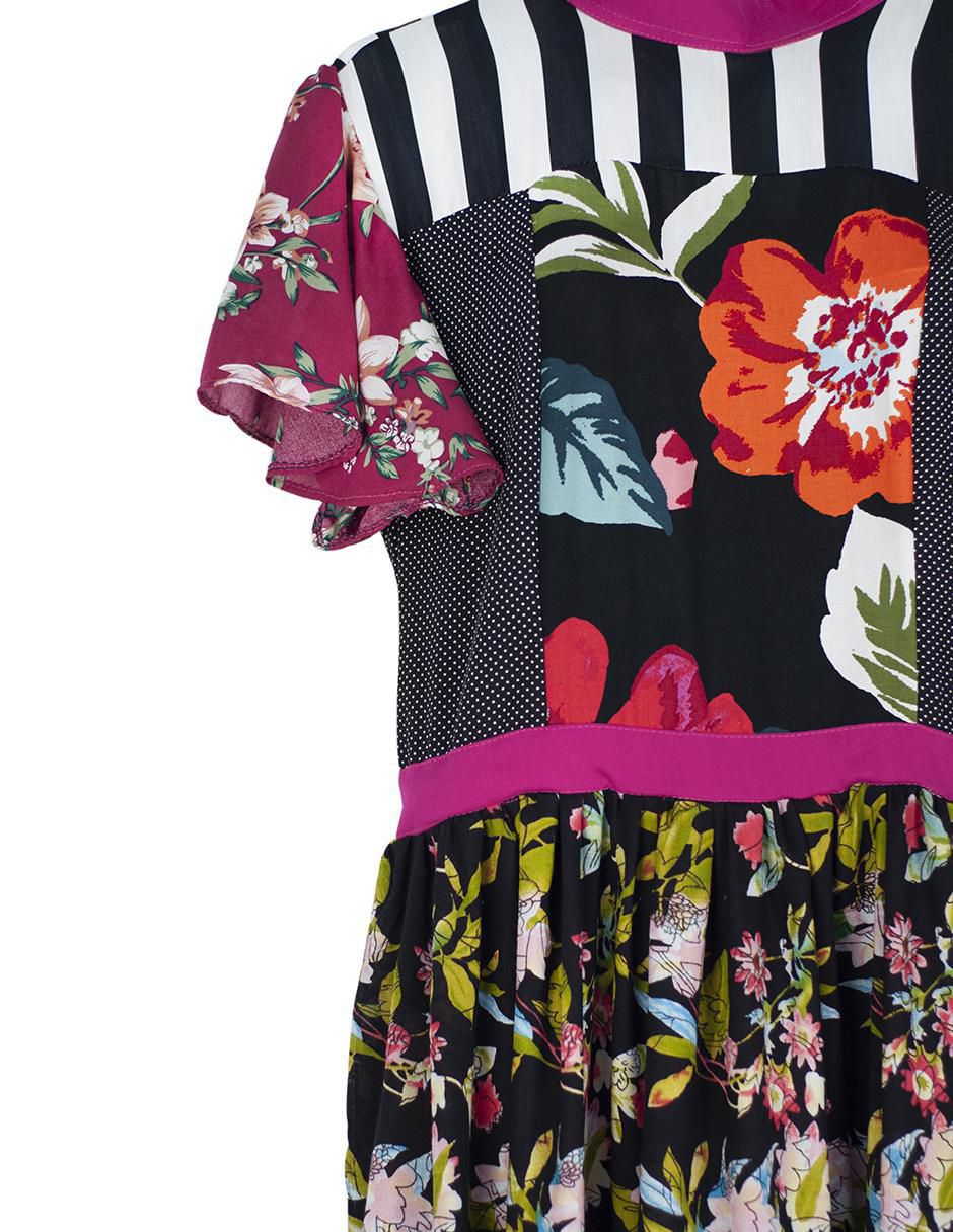 Vestido largo casual W62 para mujer 4