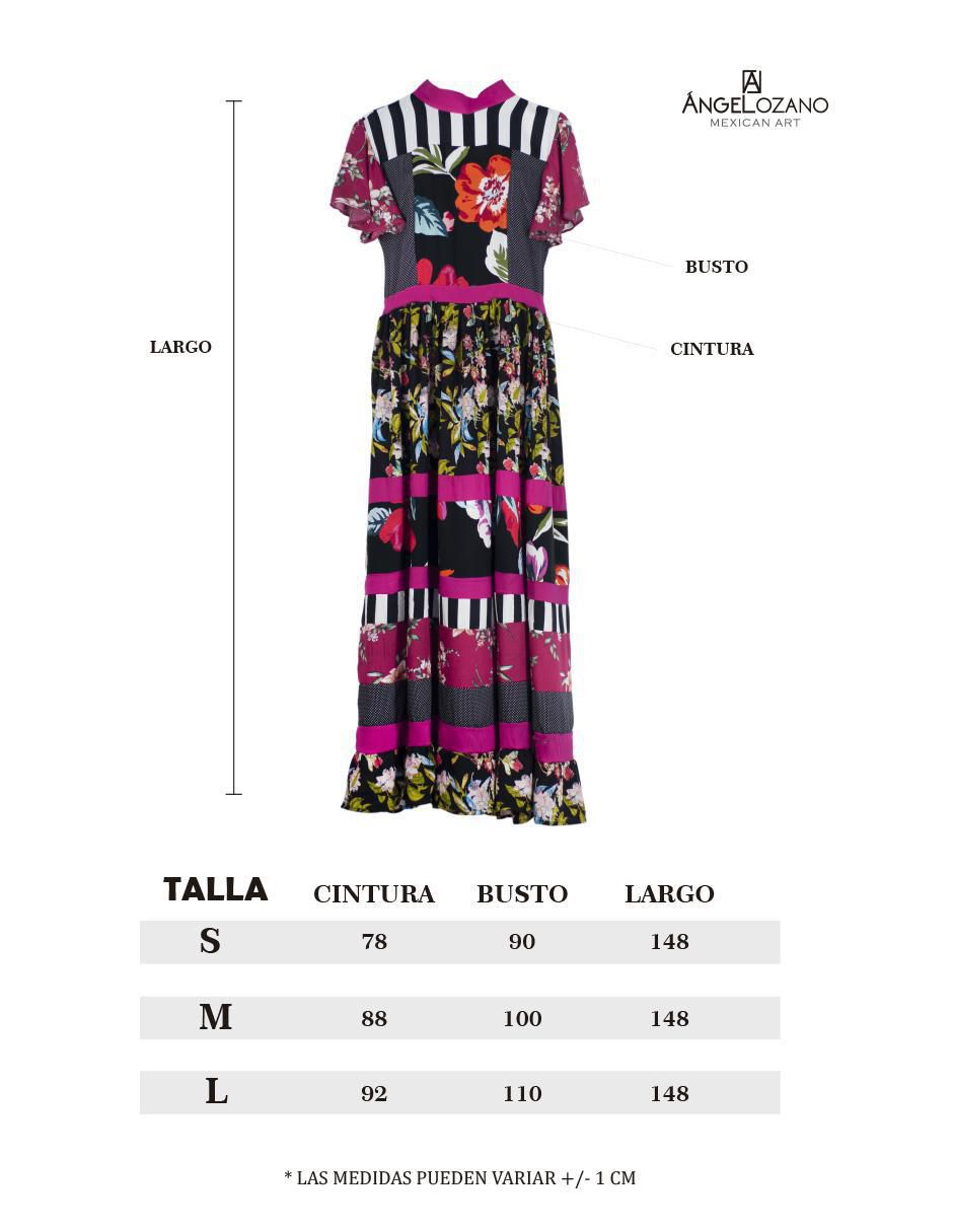 Vestido largo casual W62 para mujer 10